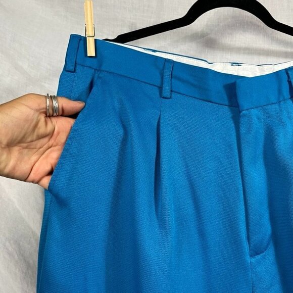 Vintage Montique‎ Leisure Pants Mens 36x29 Retro Track Golf Bright Funky Indie - Picture 2 of 16